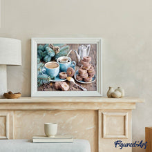 Load image into Gallery viewer, Diamond Painting - Coffee and shortbread cookies