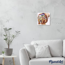 Load image into Gallery viewer, Diamond Painting - Elephant Landscape