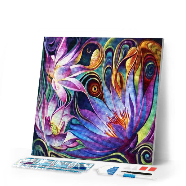Diamond Painting | Diamond Painting - Artistic Flowers | Diamond Painting Flowers flowers | FiguredArt