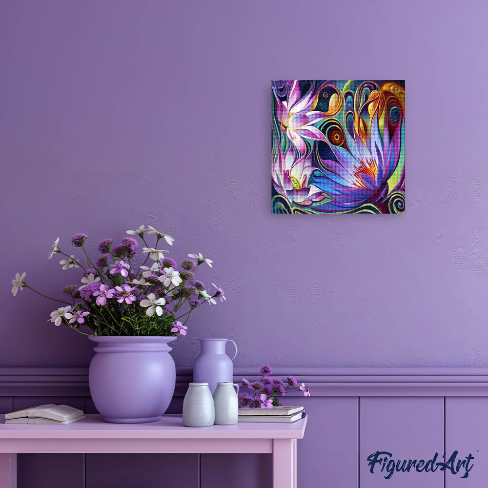 Diamond Painting - Artistic Flowers
