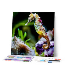 Load image into Gallery viewer, Diamond Painting - Seahorse