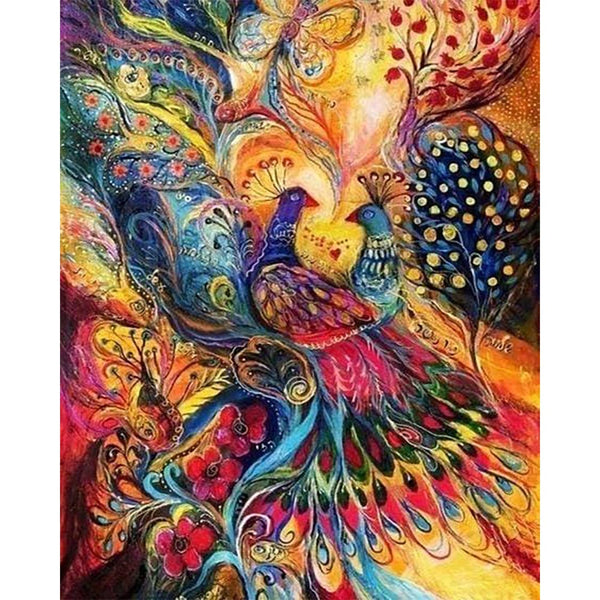 Diamond Painting - Artistic Peacocks