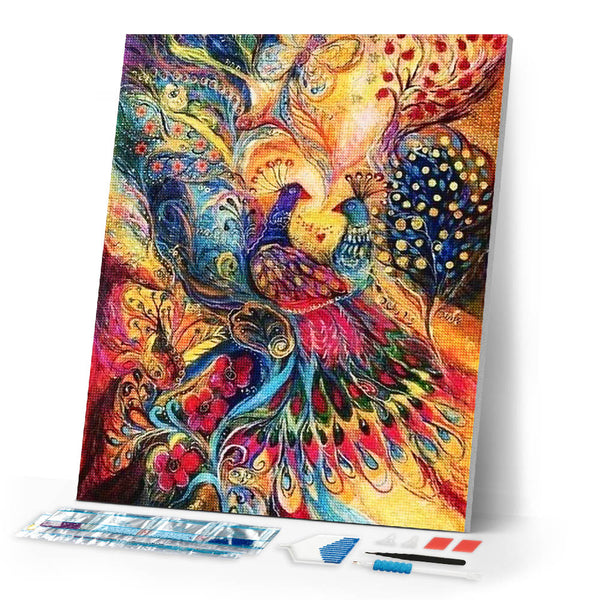 Diamond Painting | Diamond Painting - Artistic Peacocks | animals Diamond Painting Animals peacocks | FiguredArt