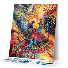 Load image into Gallery viewer, Diamond Painting | Diamond Painting - Artistic Peacocks | animals Diamond Painting Animals peacocks | FiguredArt