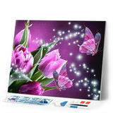 Diamond Painting | Diamond Painting - Butterfly sparkling | animals butterflies Diamond Painting Animals Diamond Painting Flowers flowers |