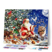 Load image into Gallery viewer, Diamond Painting - Santa and Animals