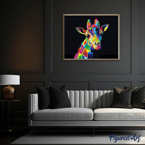 Diamond Painting - Giraffe Pop Art