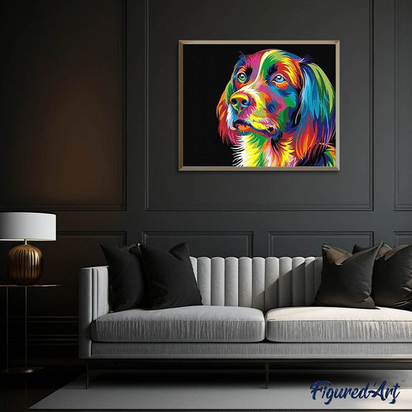 Diamond Painting - Dog Pop Art