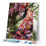 Diamond Painting | Diamond Painting - Flower Dress | Diamond Painting Flowers flowers | FiguredArt