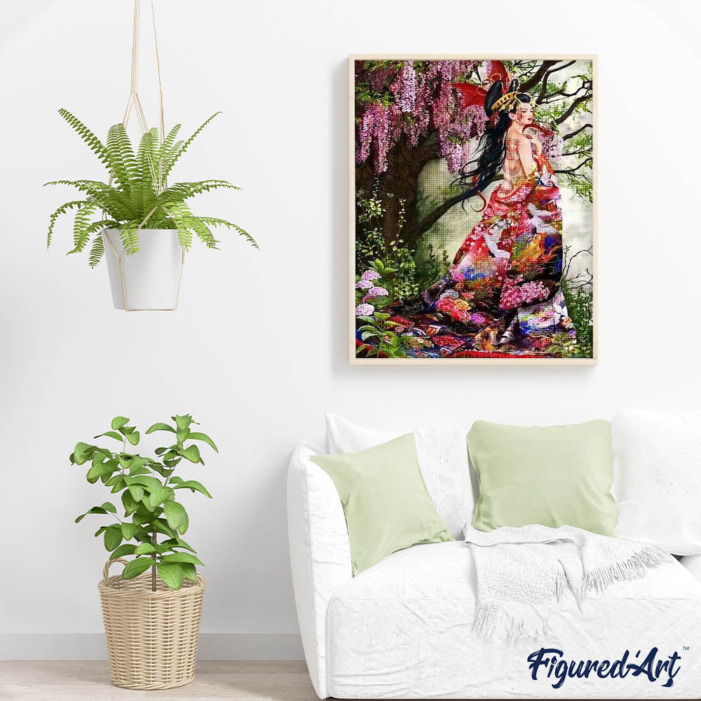 Diamond Painting - Flower Dress