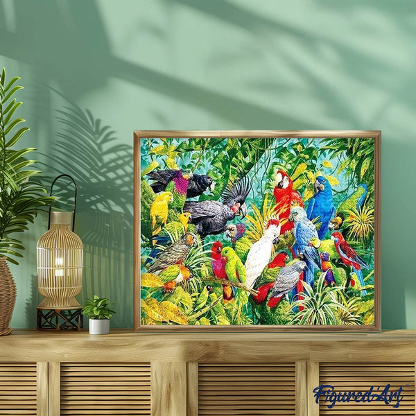 Diamond Painting - Parrots