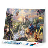 Diamond Painting | Diamond Painting - The Enchanted Castle | castles Diamond Painting Landscapes landscapes | FiguredArt
