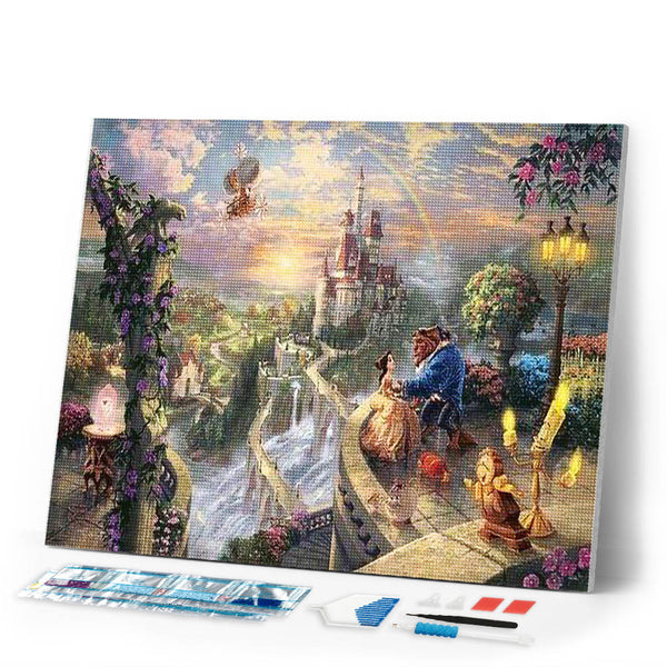 Diamond Painting | Diamond Painting - The Enchanted Castle | castles Diamond Painting Landscapes landscapes | FiguredArt