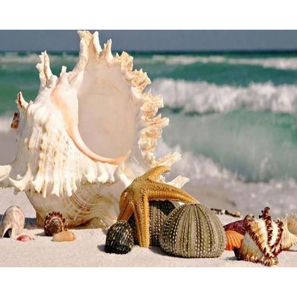 Diamond Painting - Shells along the Water