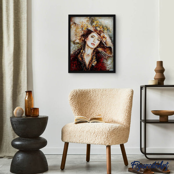 Diamond Painting - Woman with Hat