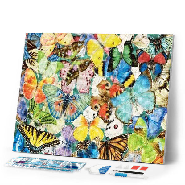 Diamond Painting | Diamond Painting - Butterfly Collection | animals butterflies Diamond Painting Animals | FiguredArt