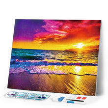 Load image into Gallery viewer, Diamond Painting - Sunset at the Beach