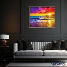 Load image into Gallery viewer, Diamond Painting - Sunset at the Beach