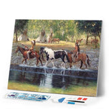 Diamond Painting | Diamond Painting - Indian Tribe | animals Diamond Painting Animals | FiguredArt