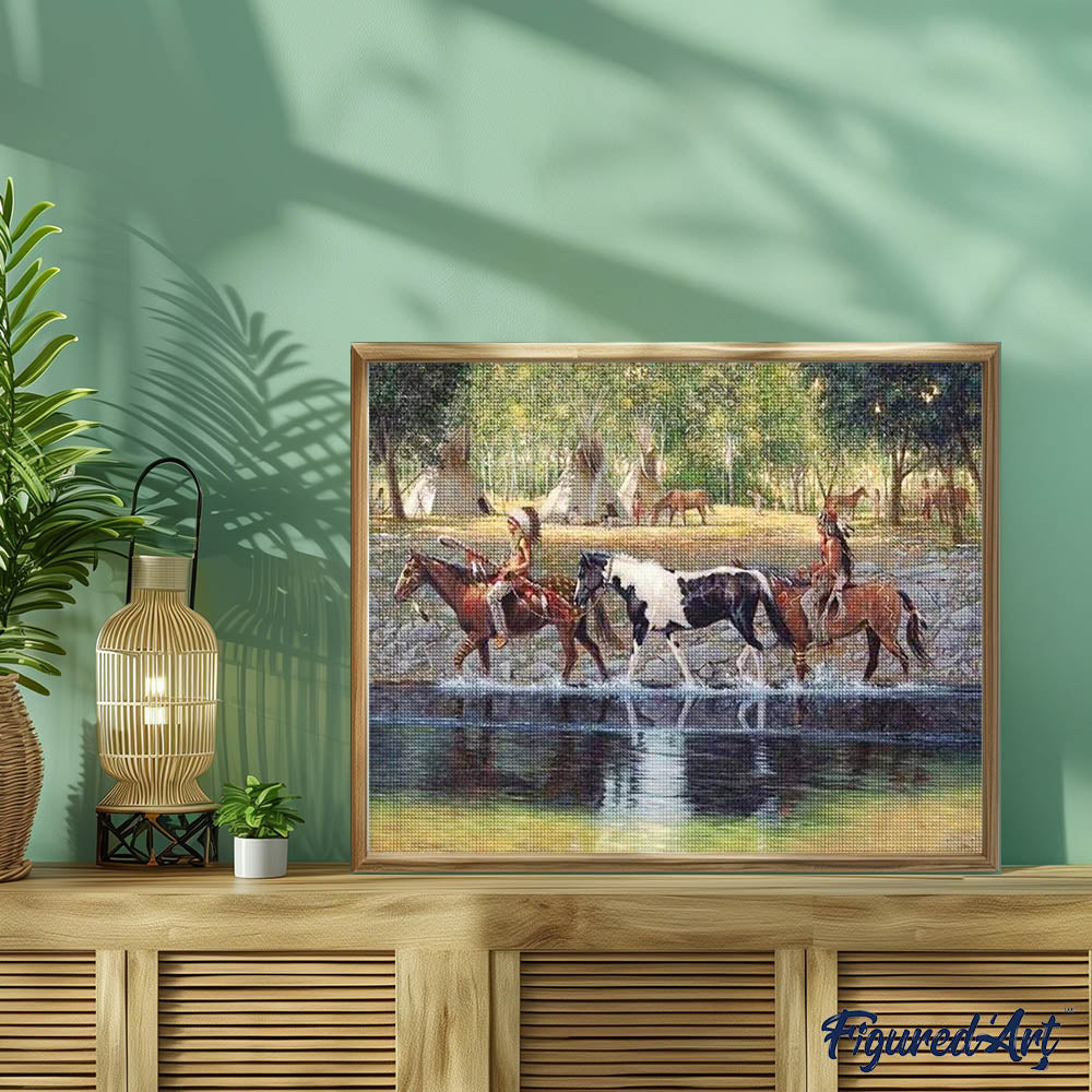Diamond Painting - Indian Tribe