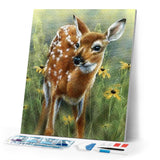 Diamond Painting | Diamond Painting - Little Fawn | animals Diamond Painting Animals | FiguredArt