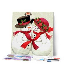 Load image into Gallery viewer, Diamond Painting - Snowmen lovers