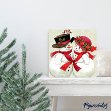 Load image into Gallery viewer, Diamond Painting - Snowmen lovers