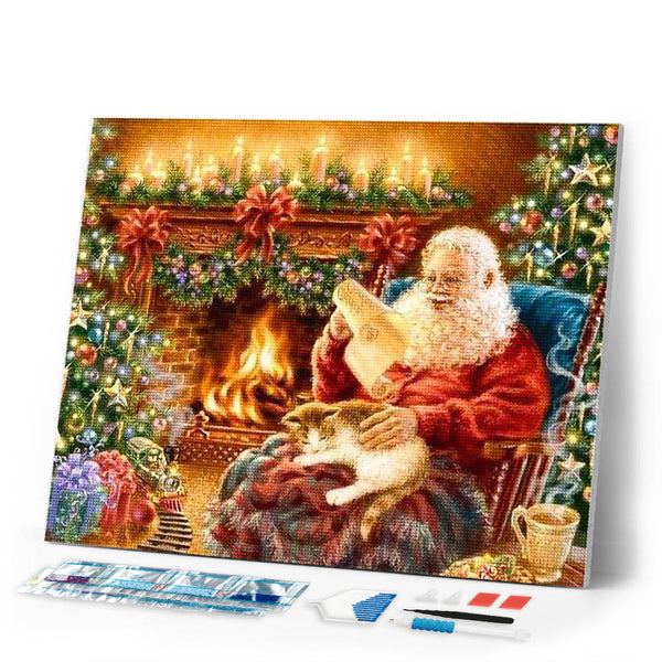Diamond Painting | Diamond Painting - Letter to Santa | christmas Diamond Painting Religion religion | FiguredArt