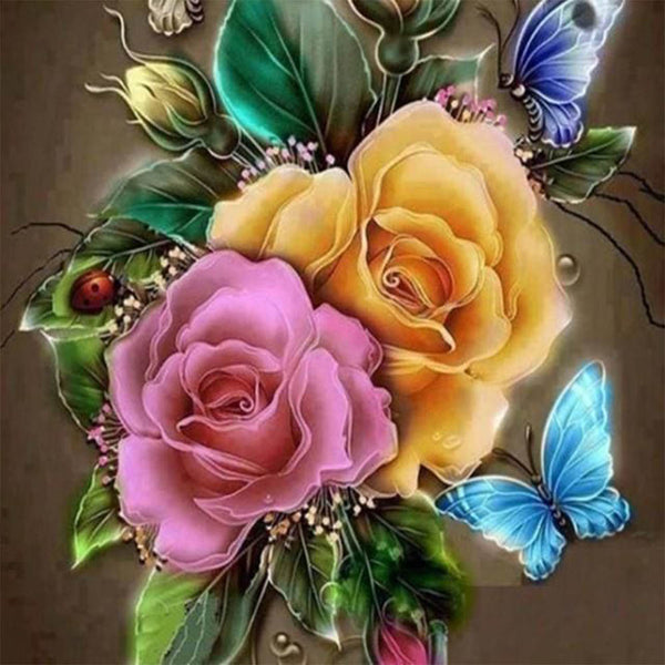 Diamond Painting - Colorful Roses