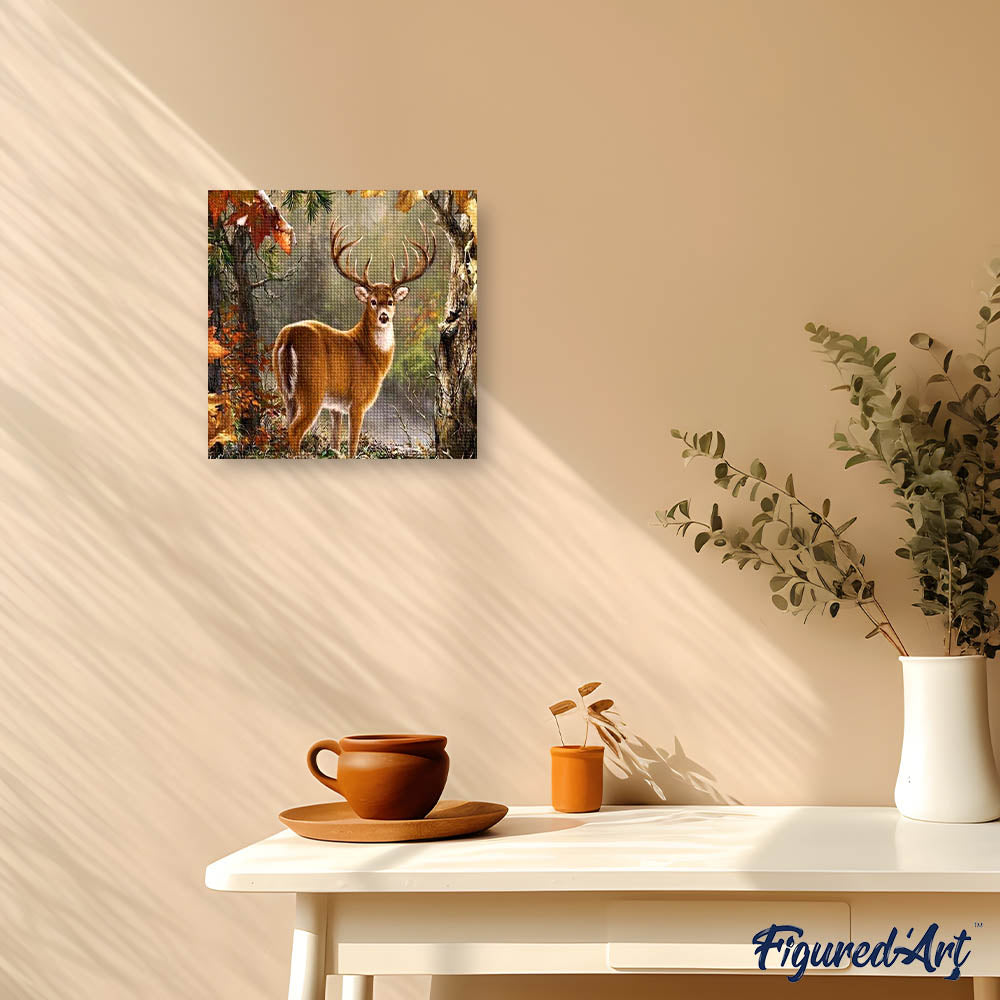 Diamond Painting - Deer on the lookout