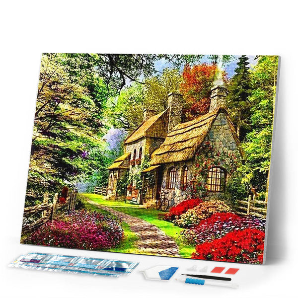 Diamond Painting | Diamond Painting - Chill House | Diamond Painting Landscapes landscapes | FiguredArt
