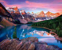 Load image into Gallery viewer, Diamond Painting - Reflections on the mountain Lake