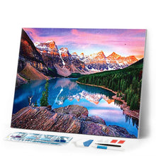 Load image into Gallery viewer, Diamond Painting - Reflections on the mountain Lake