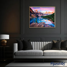 Load image into Gallery viewer, Diamond Painting - Reflections on the mountain Lake