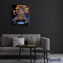 Load image into Gallery viewer, Diamond Painting - Fireworks and Eiffel Tower