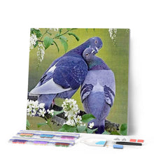 Load image into Gallery viewer, Diamond Painting - Pigeons in love
