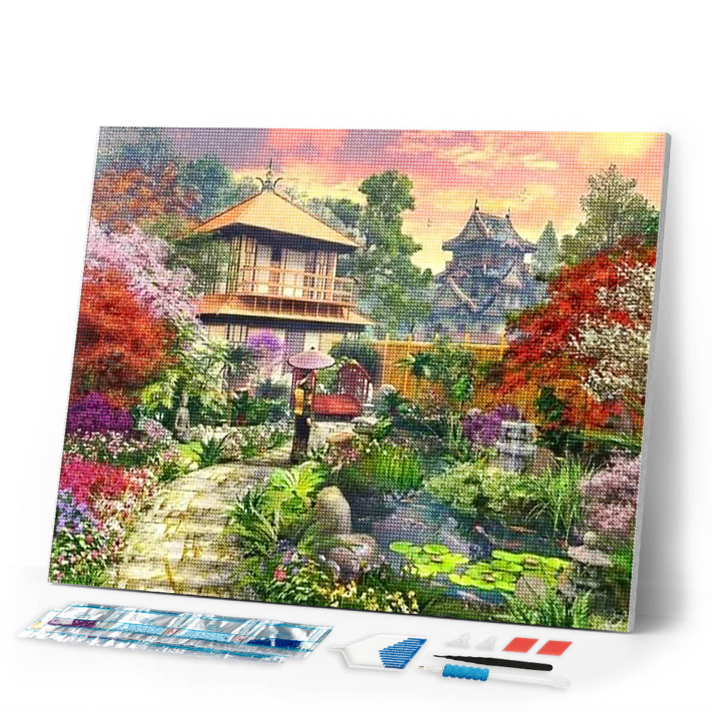 Diamond Painting | Diamond Painting - Walk in China | Diamond Painting Landscapes landscapes | FiguredArt