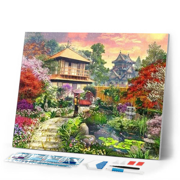 Diamond Painting | Diamond Painting - Walk in China | Diamond Painting Landscapes landscapes | FiguredArt