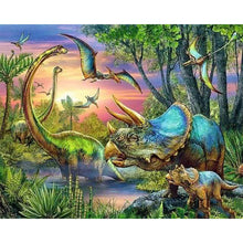 Load image into Gallery viewer, Diamond Painting - Dinosaurs