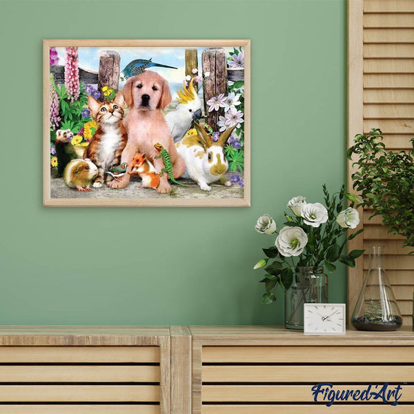 Diamond Painting - Animal Family