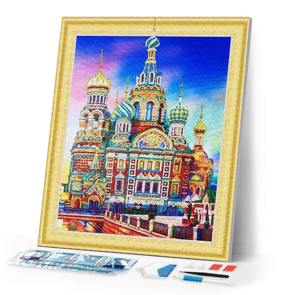 Diamond Painting | Diamond Painting - Russian Church | cities Diamond Painting Cities Diamond Painting Religion religion | FiguredArt