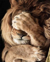 Load image into Gallery viewer, Diamond Painting | Diamond Painting - Hiding Lion | animals Diamond Painting Animals lions | FiguredArt