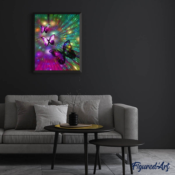 Diamond Painting - Flight of Butterflies