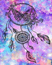 Load image into Gallery viewer, Diamond Painting - Dreamcatcher with butterfly