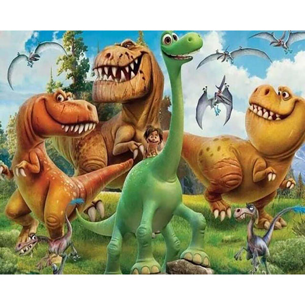 Diamond Painting - Crazy Dinosaurs
