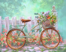 Load image into Gallery viewer, Diamond Painting - Flower-filled Bicycle