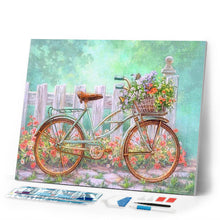 Load image into Gallery viewer, Diamond Painting - Flower-filled Bicycle