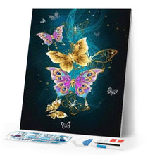 Load image into Gallery viewer, Diamond Painting - Fairy Butterflies in Colors
