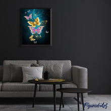 Load image into Gallery viewer, Diamond Painting - Fairy Butterflies in Colors