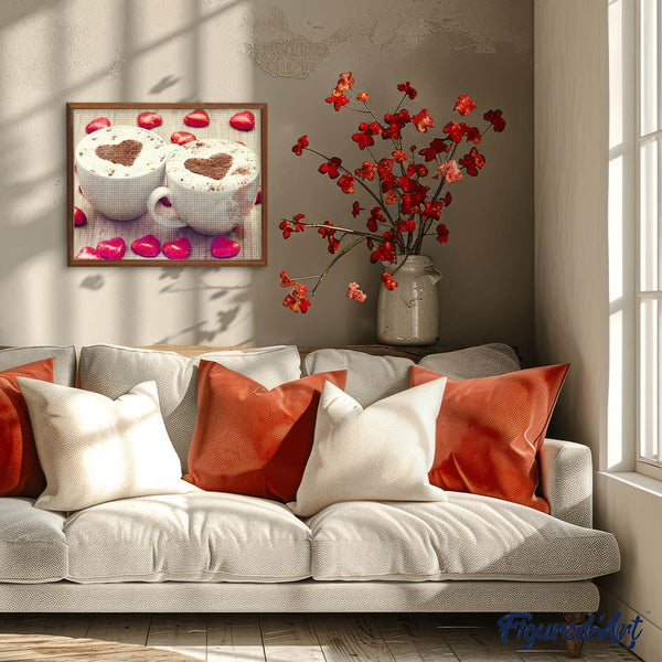 Diamond Painting - Duo Cafes